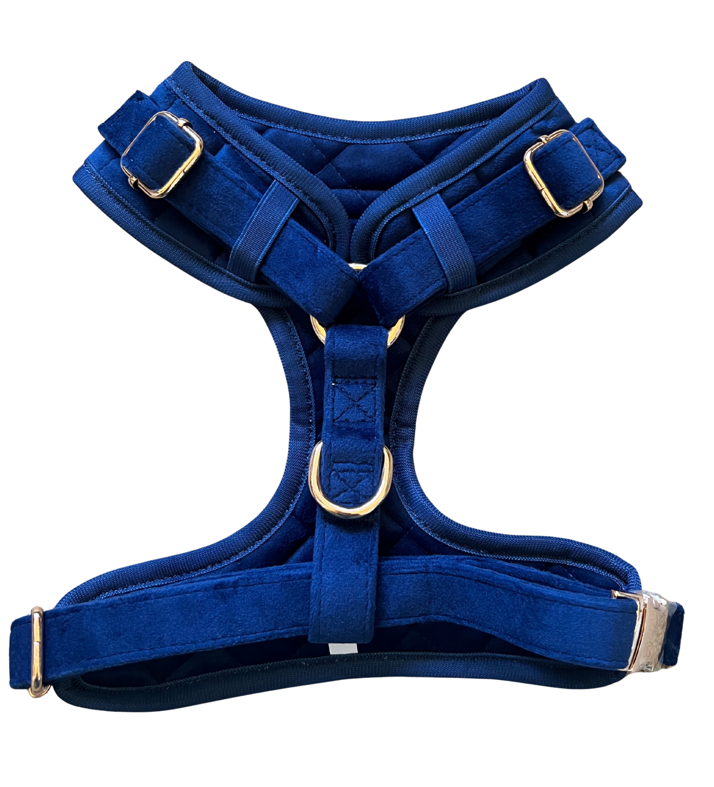 Luxury Adjustable Harness - Velvet Blue