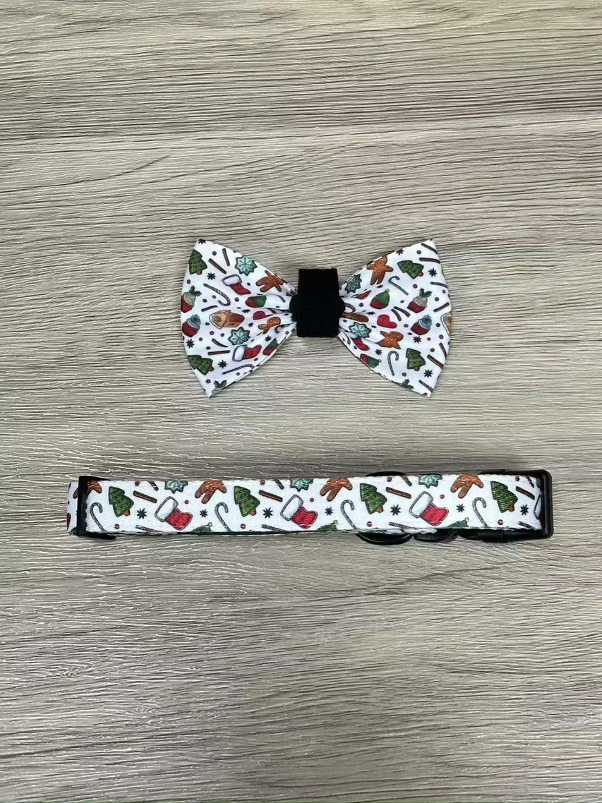 Christmas Bow and Collar Set - Festive Treats