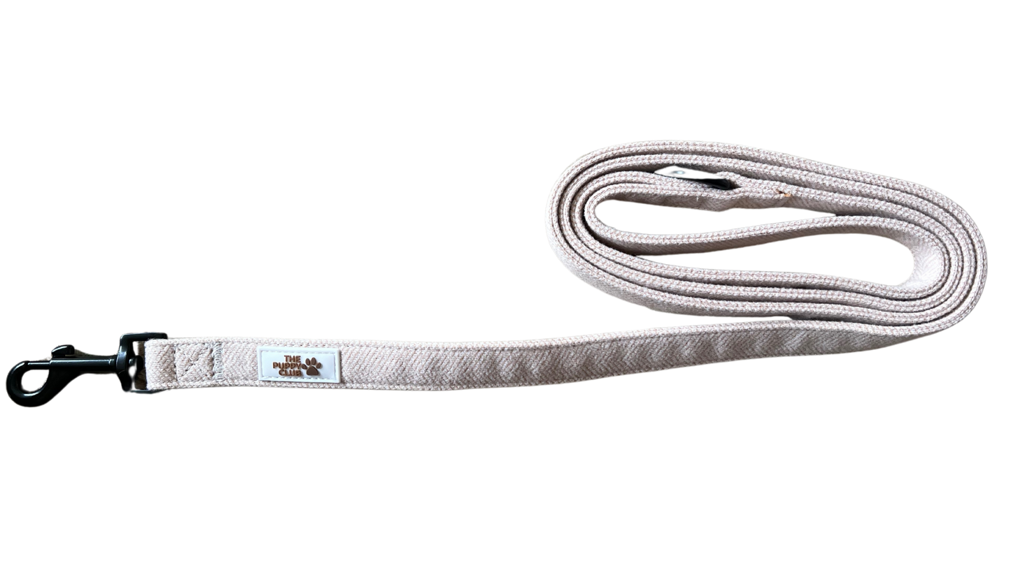 Leash - Tweed Beige