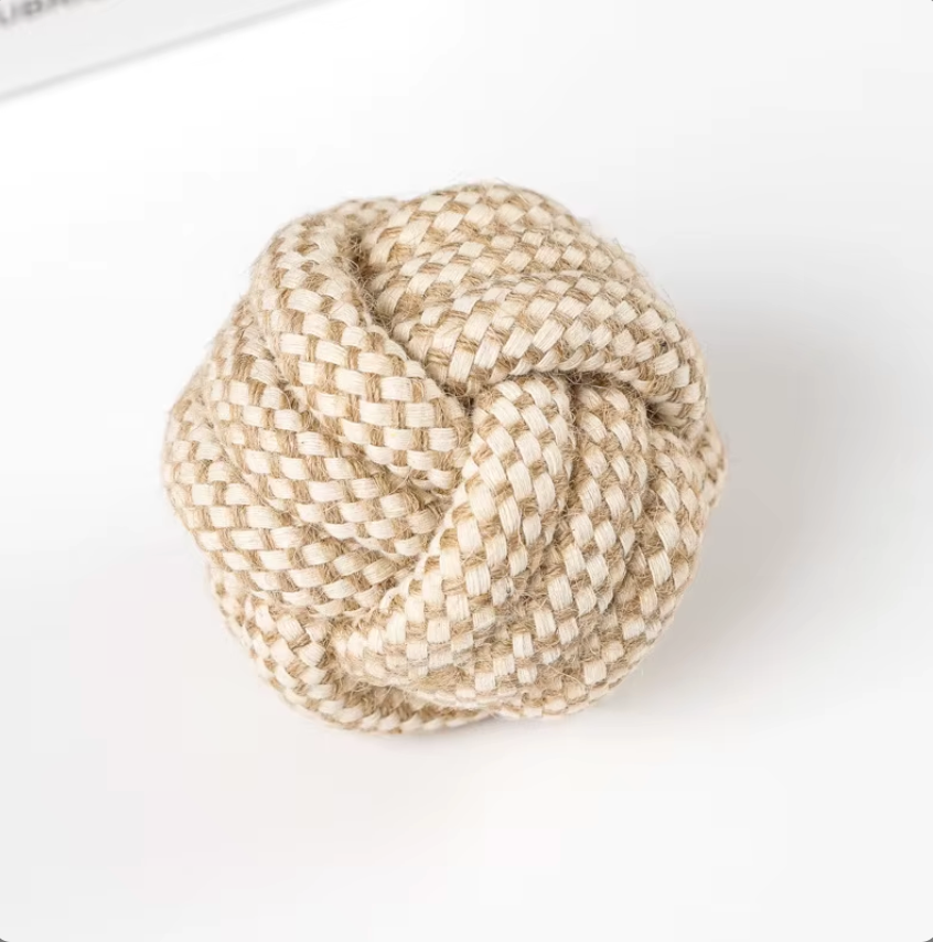 Eco Natural Hemp Rope Dog Chew Toy