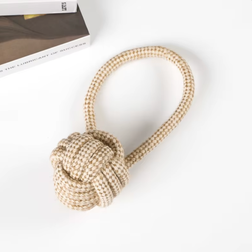 Eco Natural Hemp Rope Dog Chew Toy