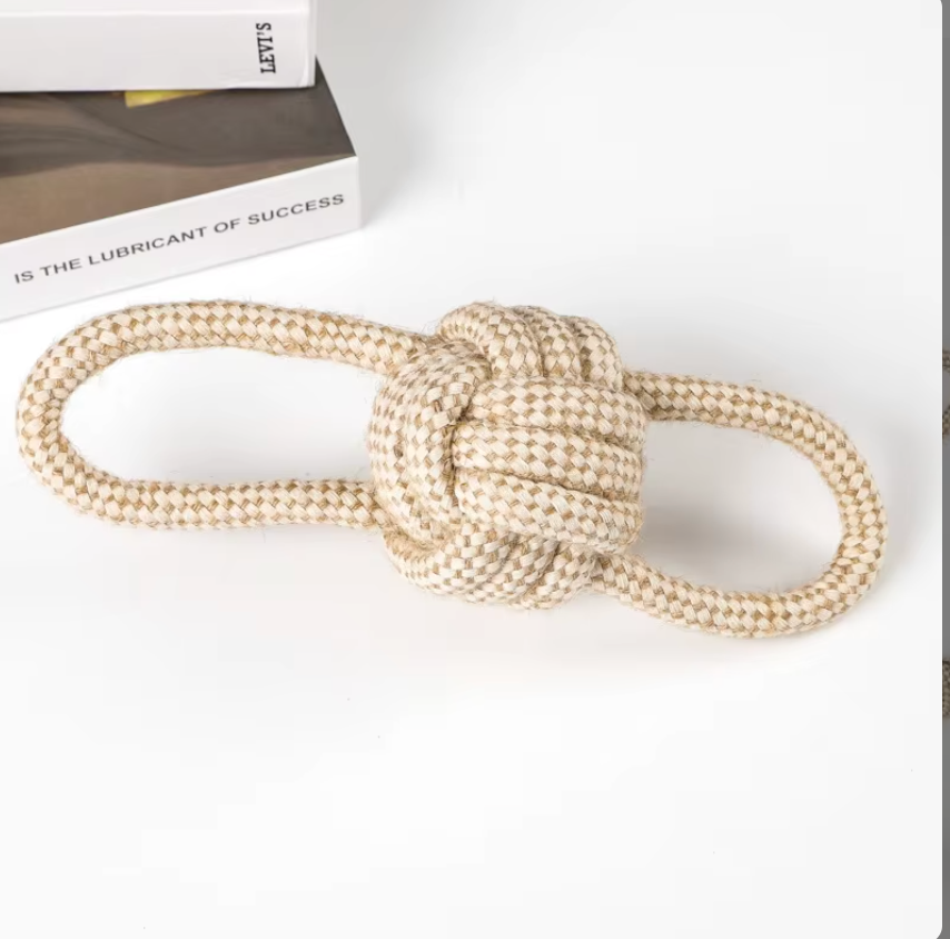 Eco Natural Hemp Rope Dog Chew Toy