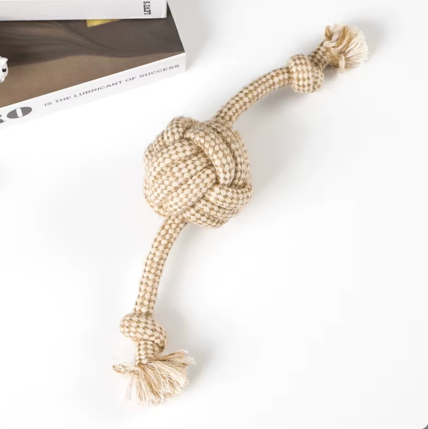 Eco Natural Hemp Rope Dog Chew Toy