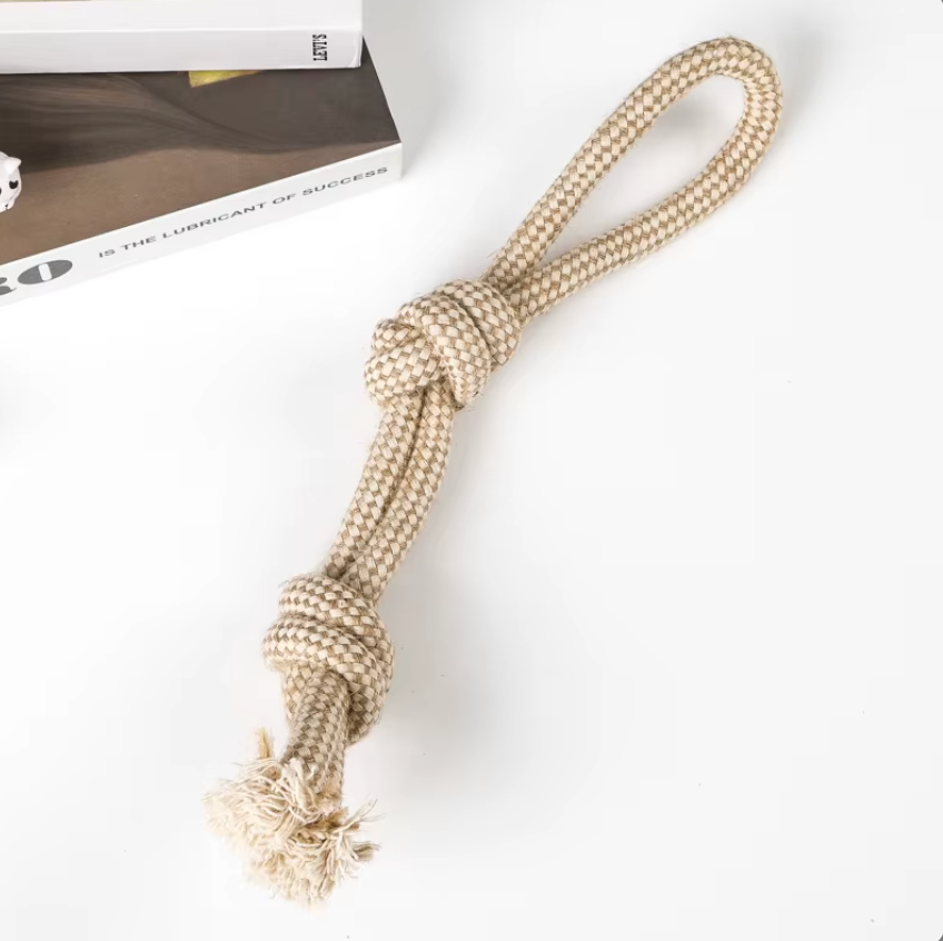 Eco Natural Hemp Rope Dog Chew Toy