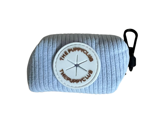 Poop Bag Holder - Corduroy Blue