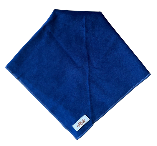 Luxury Bandana - Velvet Blue
