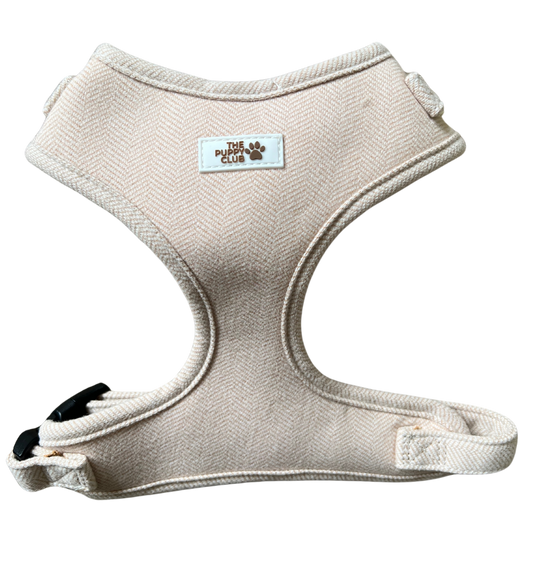 Adjustable Harness - Tweed Beige