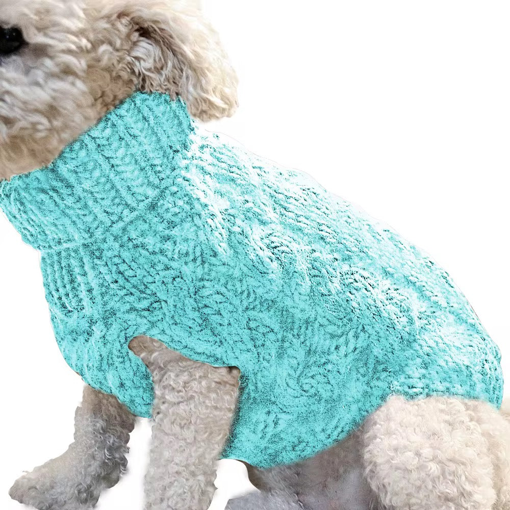 Dog Knit Jumper - Blue