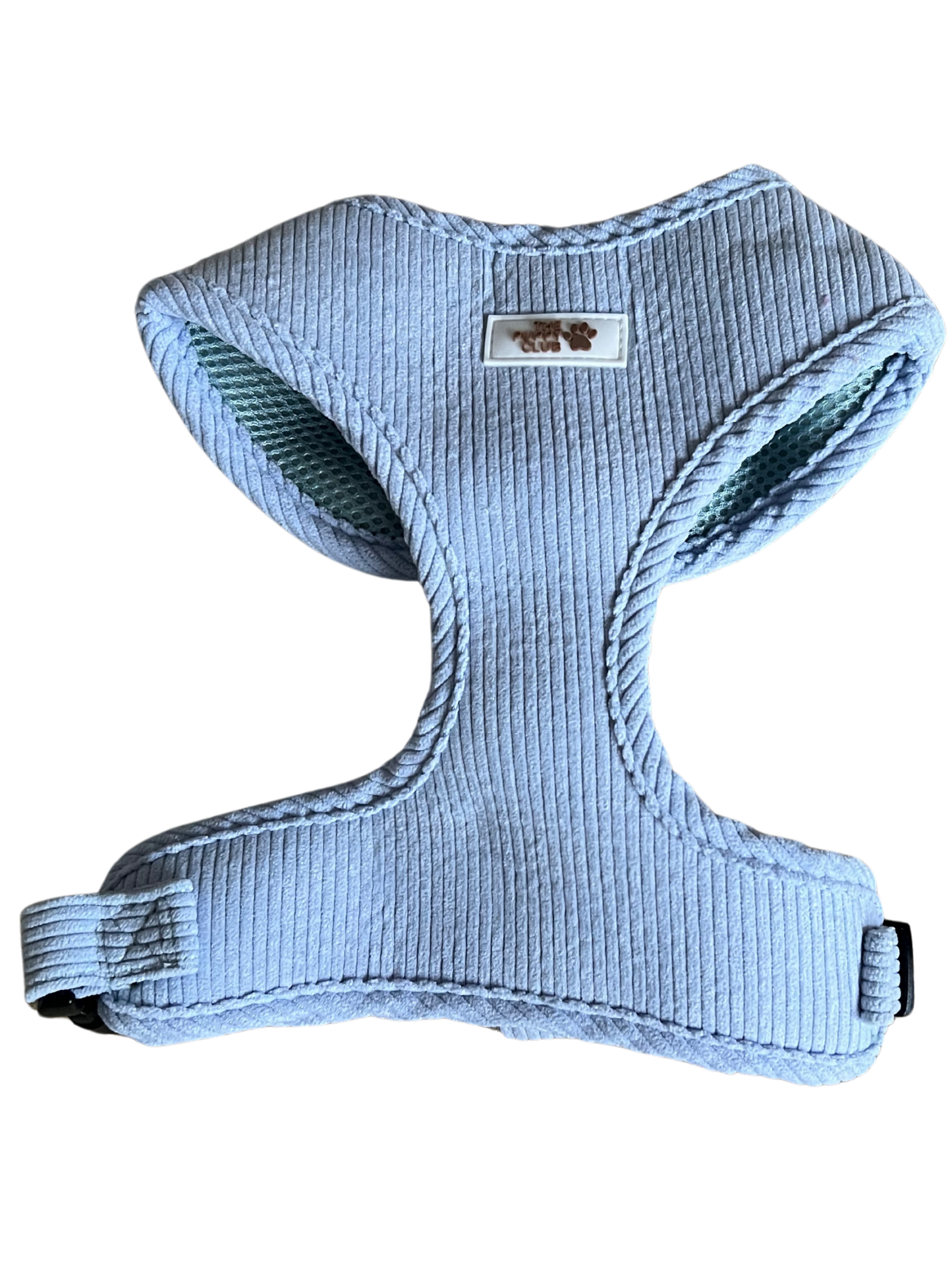 Harness and Leash Set - Corduroy Blue