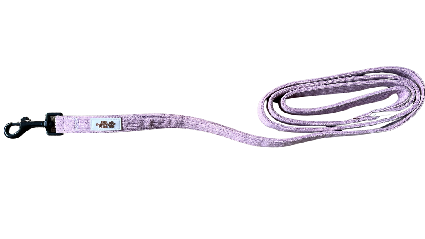 Harness and Leash Set - Corduroy Pink