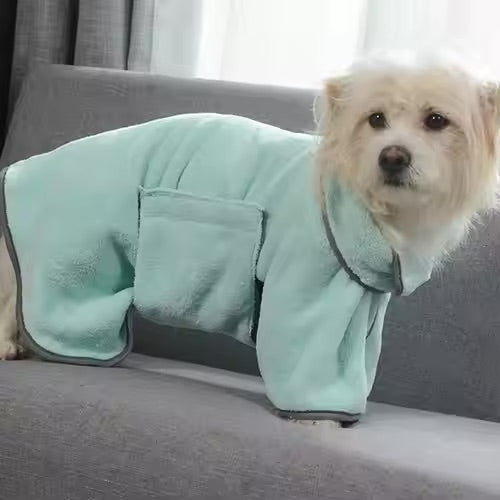 Bath Grooming Towel - Green