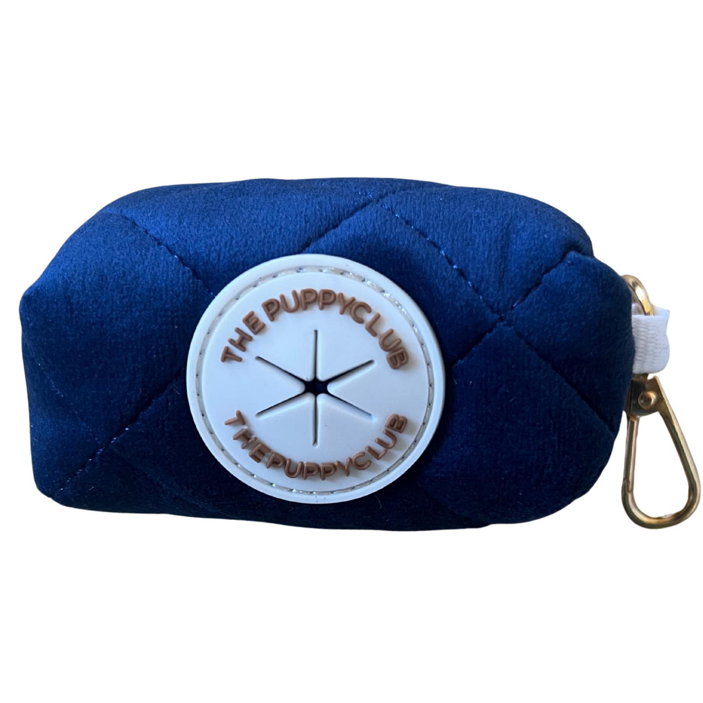 Luxury Poop Bag Holder - Velvet Blue