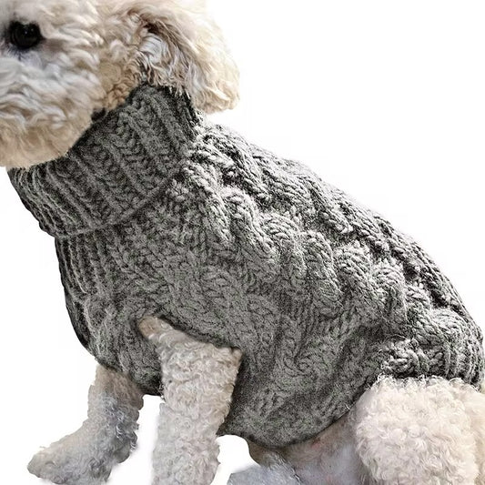 Dog Knit Jumper - Grey