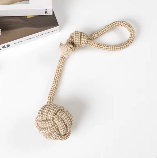 Eco Natural Hemp Rope Dog Chew Toy